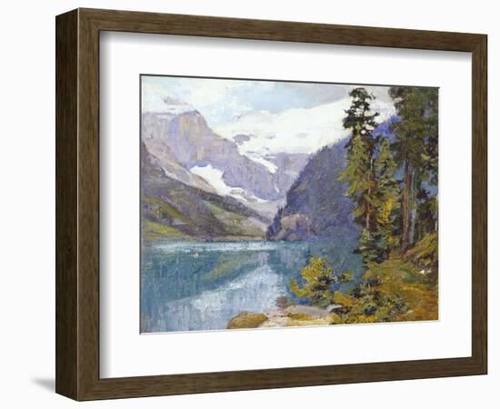 Lake Louise, British Columbia-Edward Henry Potthast-Framed Premium Giclee Print