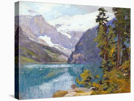 Lake Louise, British Columbia-Edward Henry Potthast-Stretched Canvas