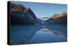 Lake Louise Dawn I-Larry Malvin-Stretched Canvas