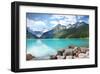 Lake Louise in Banff Natl Park-null-Framed Art Print