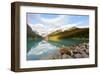 Lake Louise in Banff Natl.Park-null-Framed Art Print