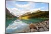 Lake Louise in Banff Natl.Park-null-Mounted Art Print