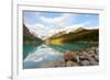 Lake Louise in Banff Natl.Park-null-Framed Art Print