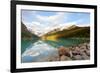 Lake Louise in Banff Natl.Park-null-Framed Art Print