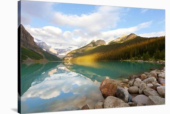 Lake Louise in Banff Natl.Park-null-Stretched Canvas