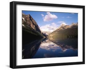 Lake Louise, Mt Victoria, Victoria Glacier, Banff National Park, Alberta, Canada-Adam Jones-Framed Premium Photographic Print