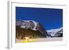 Lake Louise on a Clear Night in Banff National Park, Alberta, Canada-null-Framed Photographic Print