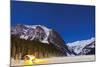 Lake Louise on a Clear Night in Banff National Park, Alberta, Canada-null-Mounted Photographic Print