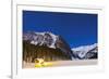 Lake Louise on a Clear Night in Banff National Park, Alberta, Canada-null-Framed Photographic Print
