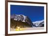 Lake Louise on a Clear Night in Banff National Park, Alberta, Canada-null-Framed Photographic Print