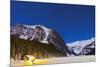 Lake Louise on a Clear Night in Banff National Park, Alberta, Canada-null-Mounted Photographic Print