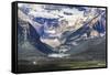 Lake Louise Scenic, Alberta, Canada-George Oze-Framed Stretched Canvas