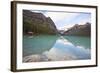 Lake Louise Scenic Vista, Canada-George Oze-Framed Photographic Print