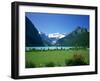 Lake Louise with the Rocky Mountains in the Background, in Alberta, Canada, North America-Harding Robert-Framed Photographic Print