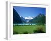 Lake Louise with the Rocky Mountains in the Background, in Alberta, Canada, North America-Harding Robert-Framed Photographic Print