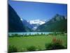 Lake Louise with the Rocky Mountains in the Background, in Alberta, Canada, North America-Harding Robert-Mounted Photographic Print