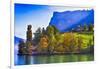 Lake Lucerne Fall Morning-George Oze-Framed Photographic Print