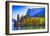 Lake Lucerne Fall Morning-George Oze-Framed Photographic Print