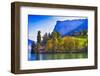 Lake Lucerne Fall Morning-George Oze-Framed Photographic Print