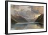 Lake Lucerne (Oil on Paper)-James Duffield Harding-Framed Giclee Print