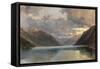 Lake Lucerne (Oil on Paper)-James Duffield Harding-Framed Stretched Canvas