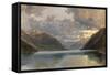 Lake Lucerne (Oil on Paper)-James Duffield Harding-Framed Stretched Canvas