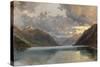 Lake Lucerne (Oil on Paper)-James Duffield Harding-Stretched Canvas