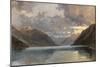 Lake Lucerne (Oil on Paper)-James Duffield Harding-Mounted Giclee Print