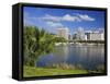 Lake Lucerne, Orlando, Florida, United States of America, North America-Richard Cummins-Framed Stretched Canvas