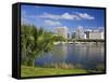 Lake Lucerne, Orlando, Florida, United States of America, North America-Richard Cummins-Framed Stretched Canvas