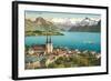 Lake Lucerne, Switzerland-null-Framed Art Print