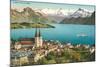 Lake Lucerne, Switzerland-null-Mounted Art Print