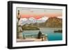 Lake Lucerne, Switzerland-null-Framed Art Print