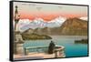 Lake Lucerne, Switzerland-null-Framed Stretched Canvas