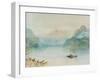 Lake Lucerne: The Bay of Uri, from Brunnen, Circa 1841-2-J. M. W. Turner-Framed Giclee Print