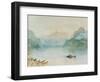 Lake Lucerne: The Bay of Uri, from Brunnen, Circa 1841-2-J. M. W. Turner-Framed Giclee Print