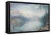 Lake Lucerne: the Bay of Uri-J. M. W. Turner-Framed Stretched Canvas