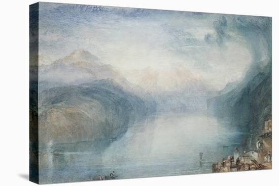 Lake Lucerne: the Bay of Uri-J. M. W. Turner-Stretched Canvas