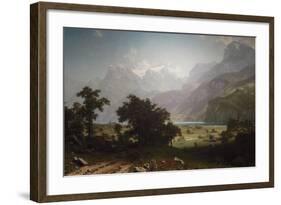 Lake Lucerne-Albert Bierstadt-Framed Art Print