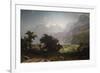 Lake Lucerne-Albert Bierstadt-Framed Premium Giclee Print