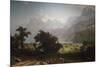 Lake Lucerne-Albert Bierstadt-Mounted Premium Giclee Print