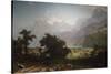 Lake Lucerne-Albert Bierstadt-Stretched Canvas