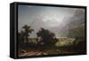 Lake Lucerne-Albert Bierstadt-Framed Stretched Canvas