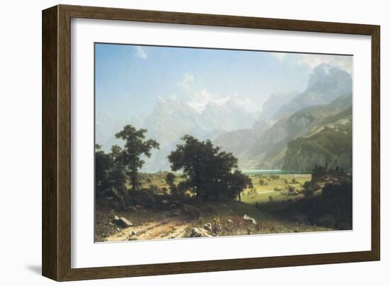 Lake Lucerne-Albert Bierstadt-Framed Art Print