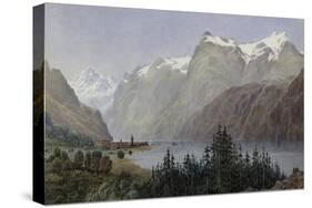 Lake Lucerne-Herbert Moxon Cook-Stretched Canvas