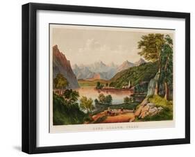 Lake Lugano, Italy-Mary Cassatt-Framed Giclee Print