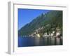 Lake Lugano, Lombardy, Italy-Richard Ashworth-Framed Photographic Print