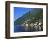 Lake Lugano, Lombardy, Italy-Richard Ashworth-Framed Photographic Print