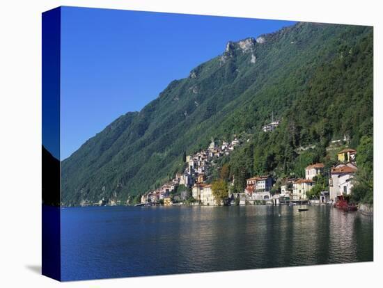 Lake Lugano, Lombardy, Italy-Richard Ashworth-Stretched Canvas
