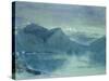 Lake Lugano-John Ruskin-Stretched Canvas